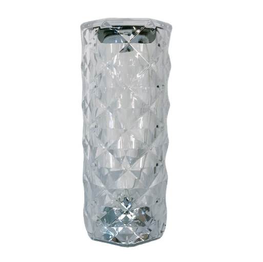Creative Crystal Diamond Table Lamp Rechargeable Acrylic Bedroom Bedside - Electro Universe